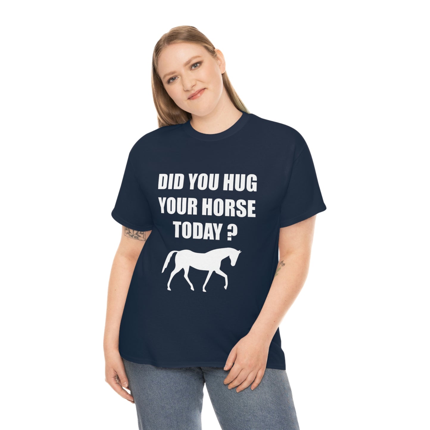 Horse Hugs - Adult Tee (Front Logo)