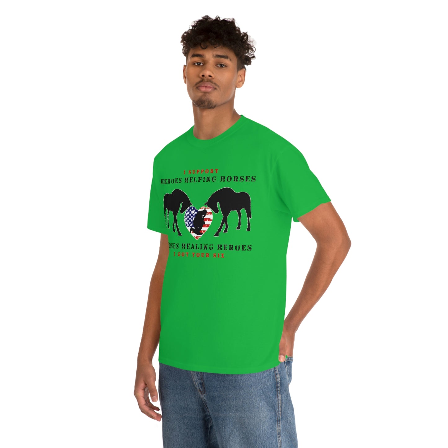 6H - Heart - Adult Tee (Front Logo)