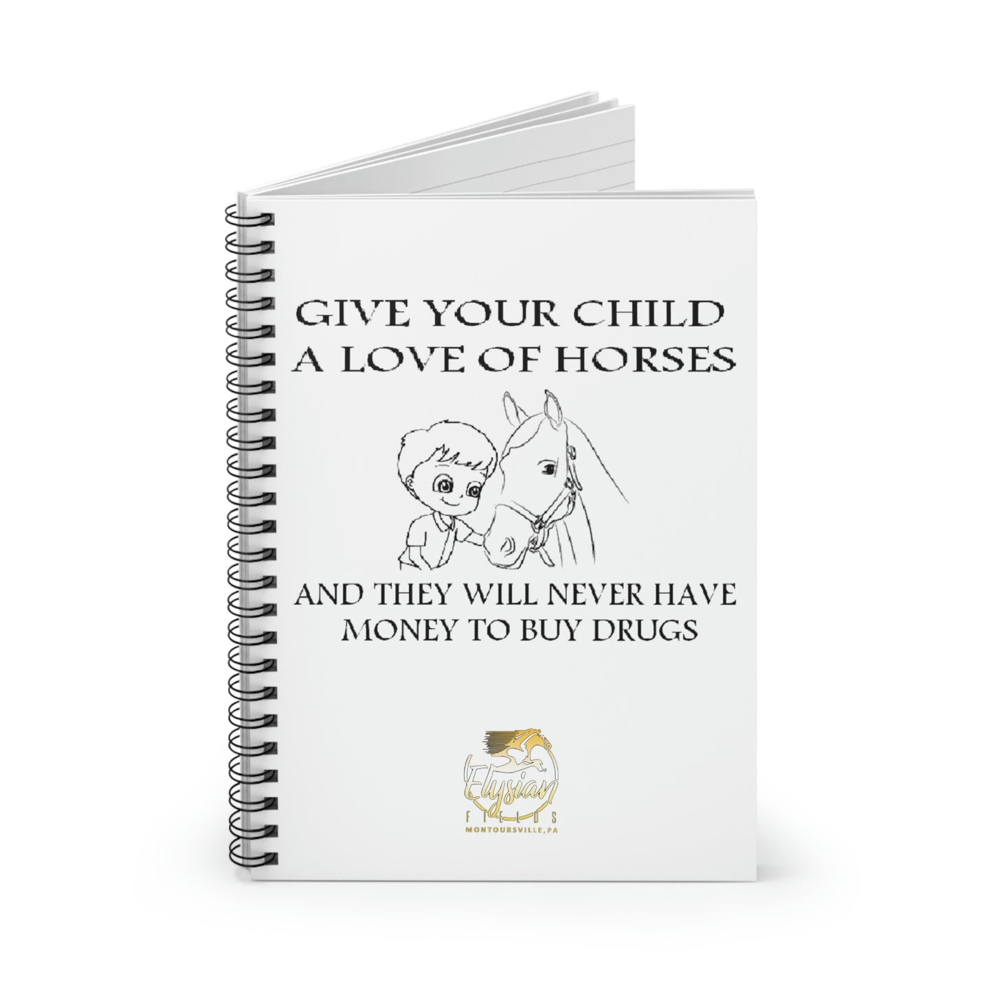 Say NO to Drugs - Spiral Notebook - Ruled Line