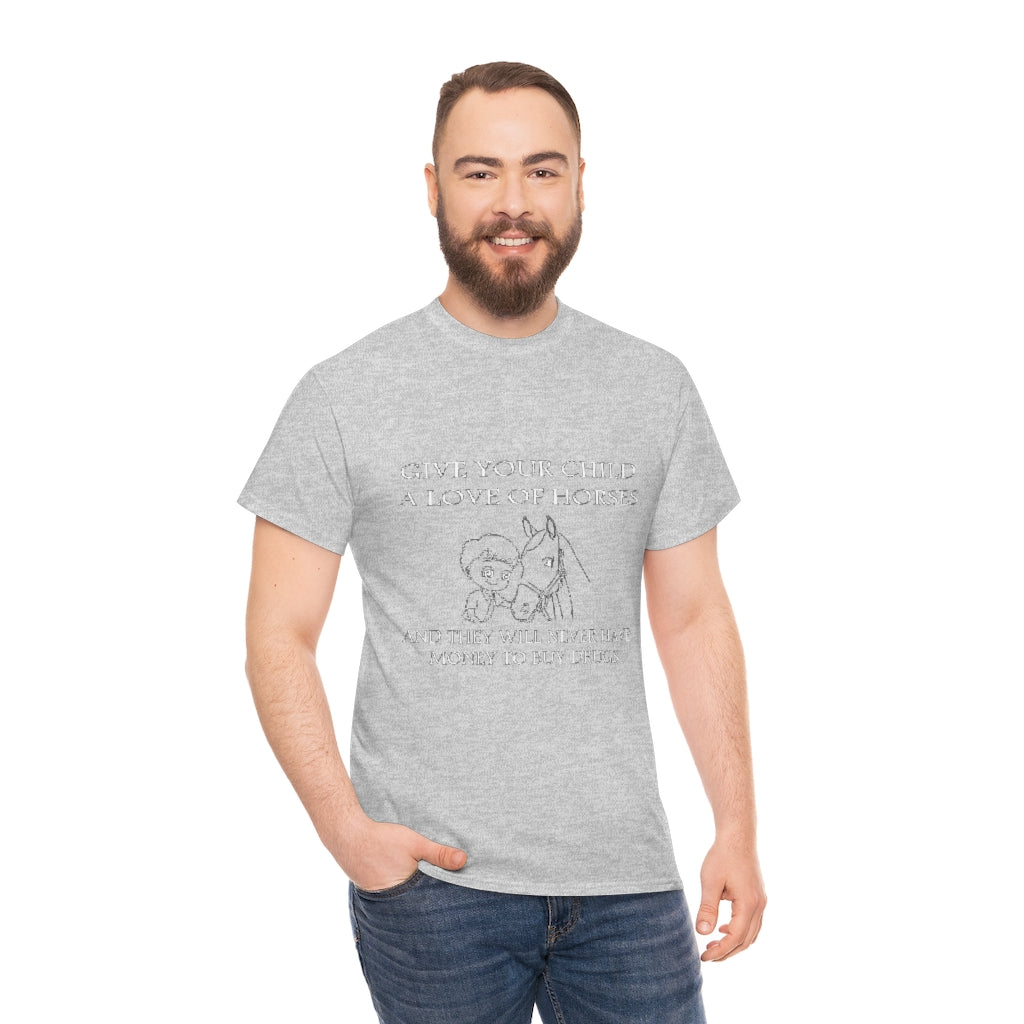 Say NO to Drugs - Adult Tee (Front Logo) - White Print