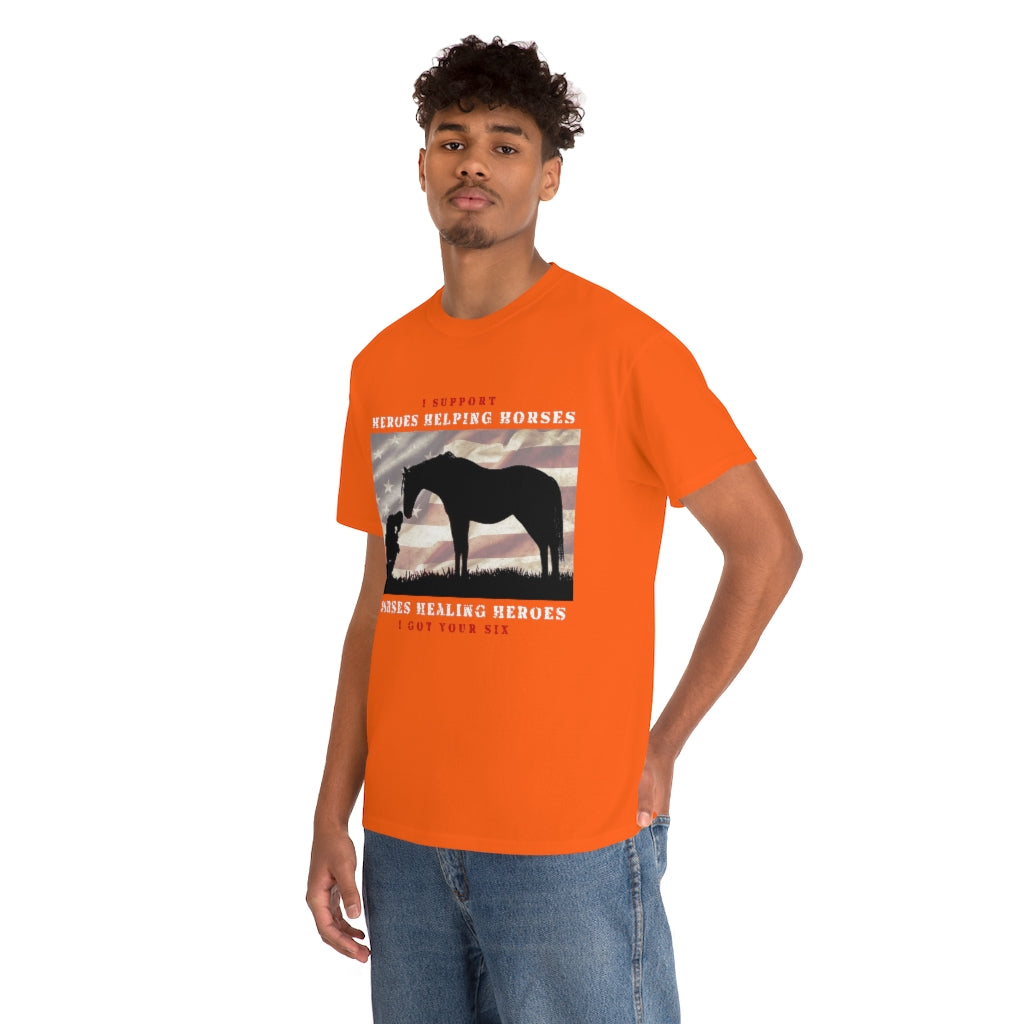 6H - Adult Tee (Front Logo) - White Lettering