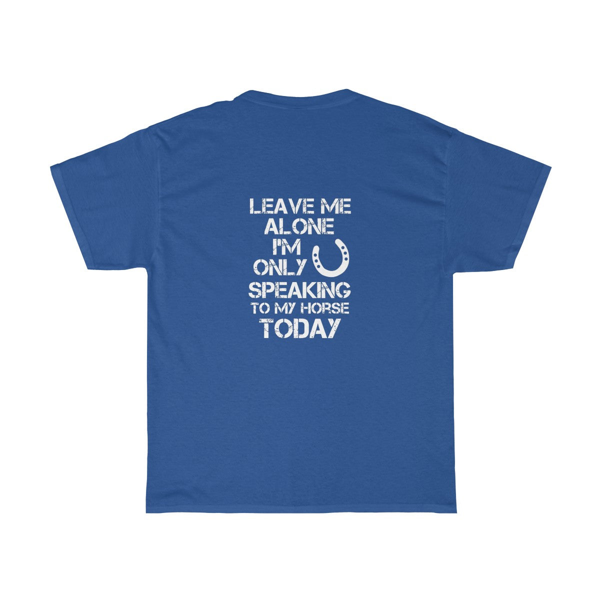 Leave Me Alone - Adult Tee (Back Logo)