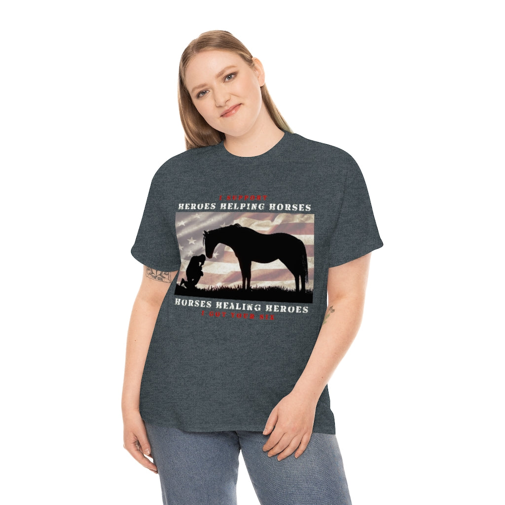 6H - Adult Tee (Front Logo) - White Lettering