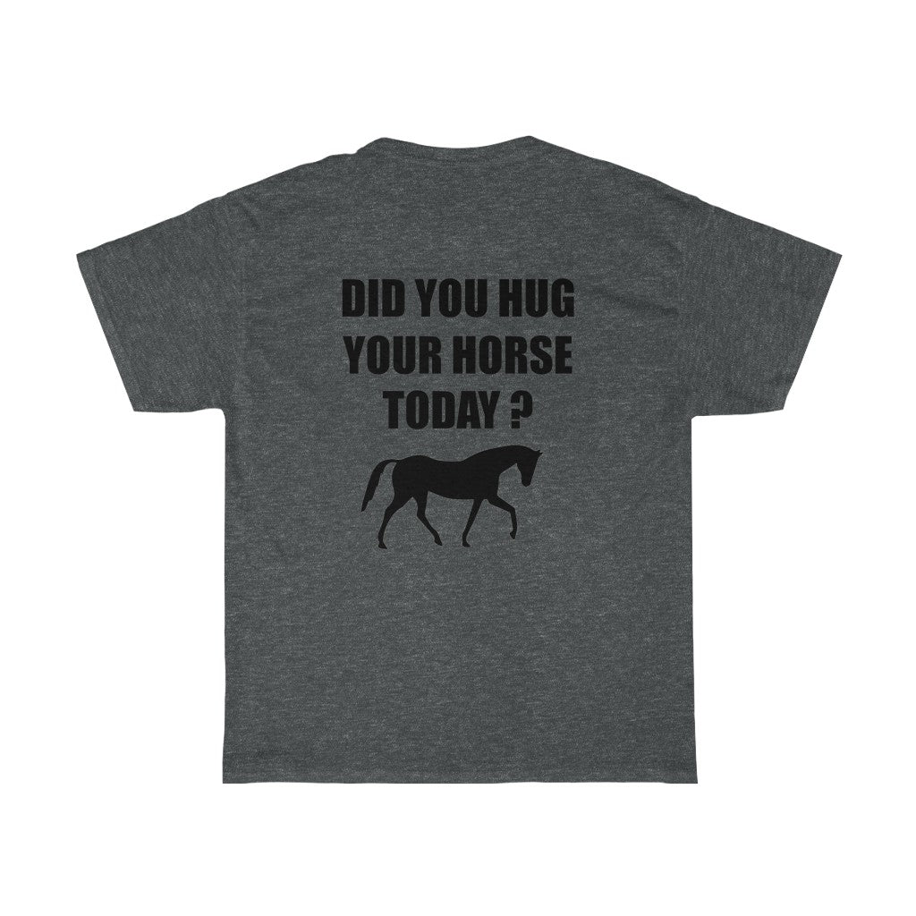 Horse Hugs - Adult Tee (Back Logo)