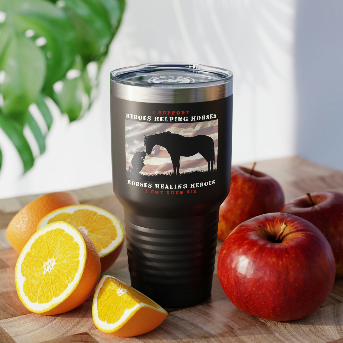 6H Ringneck Tumbler, 30oz - Black