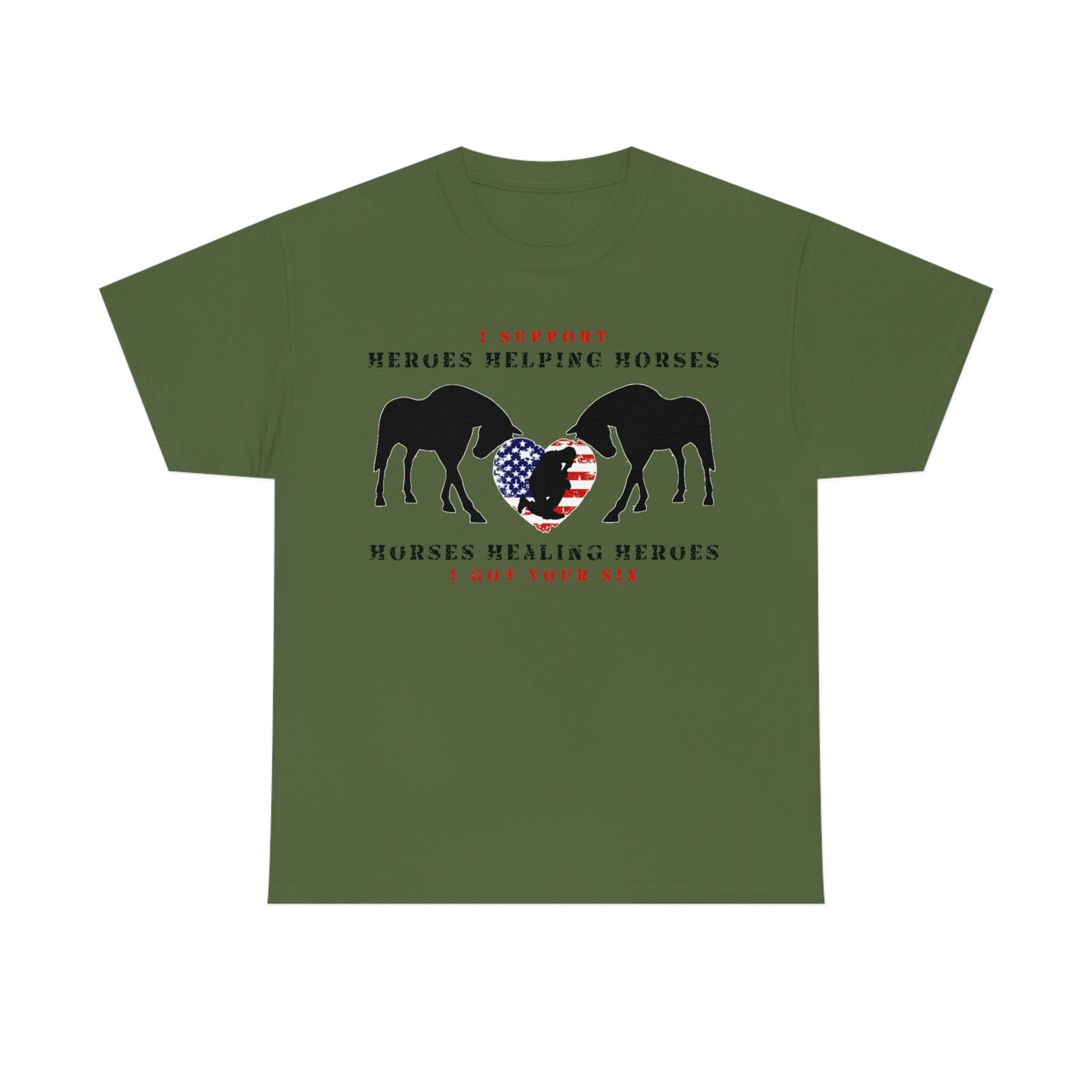 6H - Heart - Adult Tee (Front Logo)