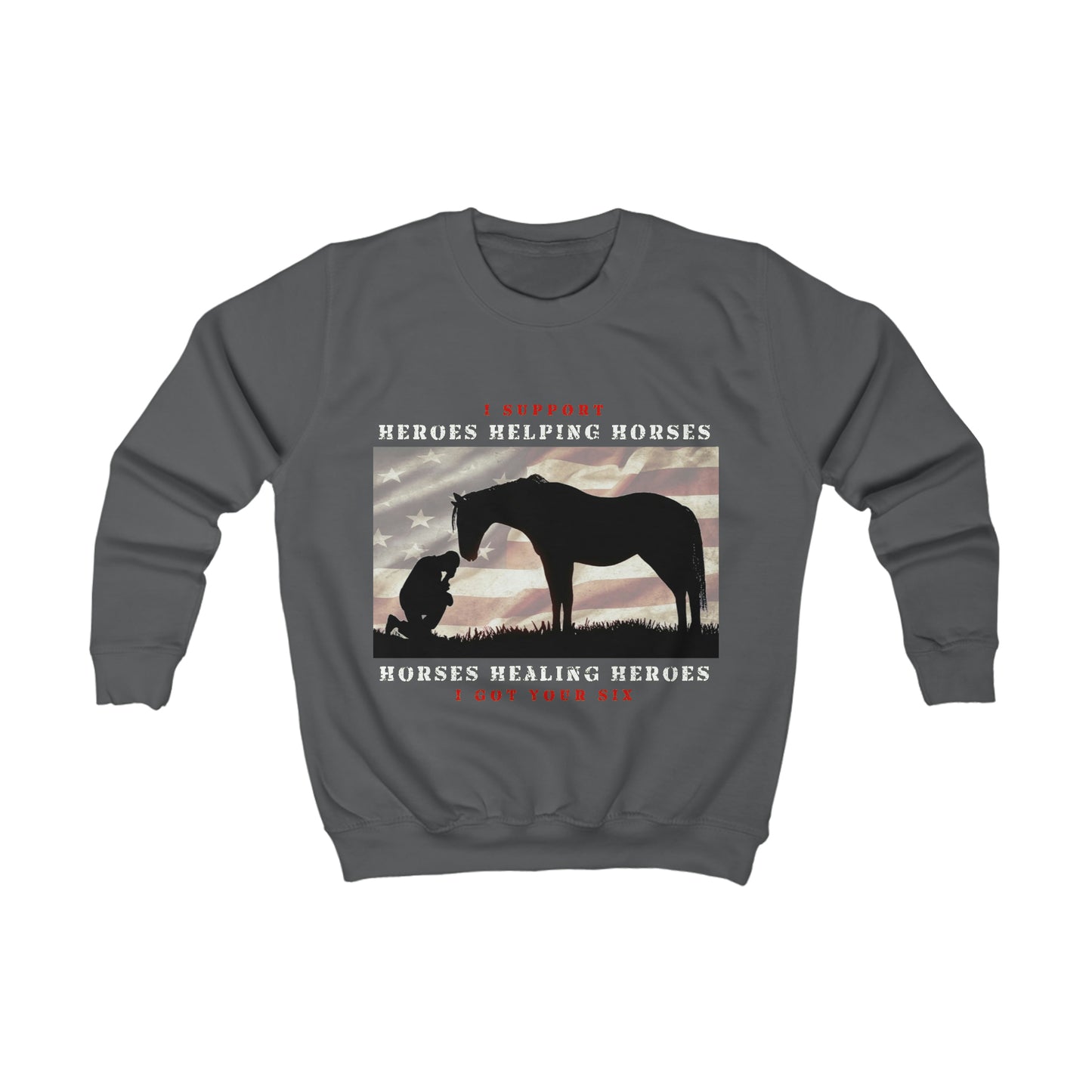 6H - Kids Sweatshirt - White Lettering