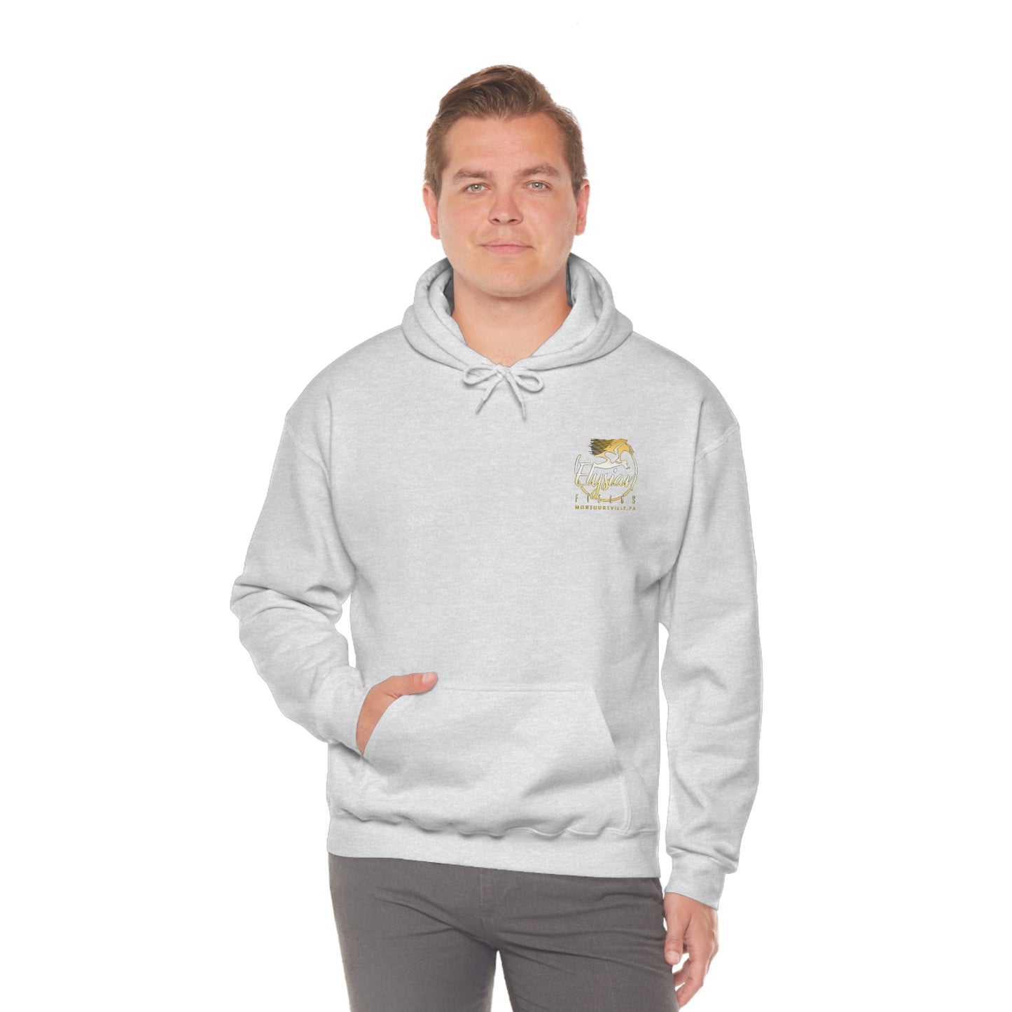 Elysian Fields - Adult Unisex Heavy Blend™ Hooded Sweatshirt - Color Logo