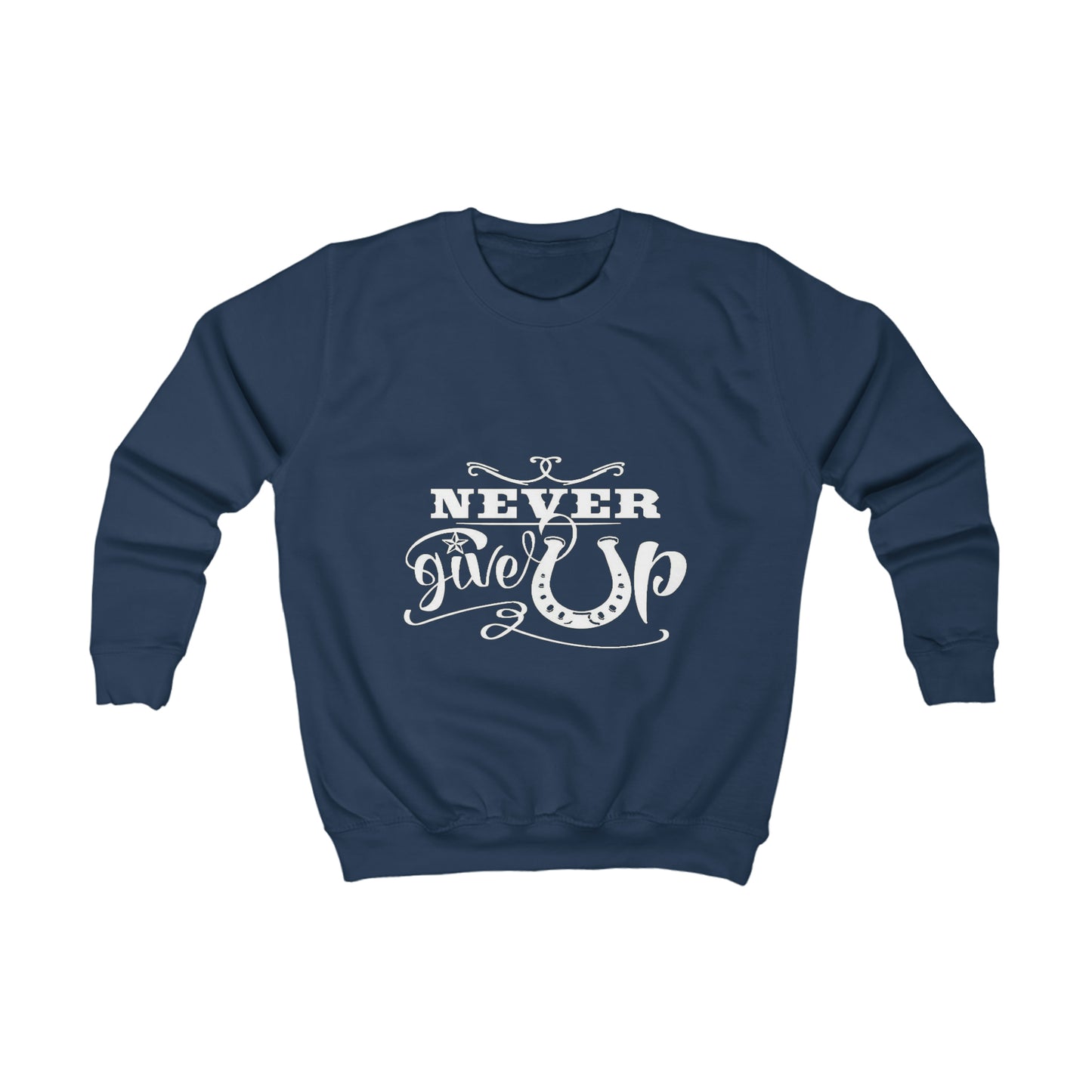Never Give Up - Kids Sweatshirt