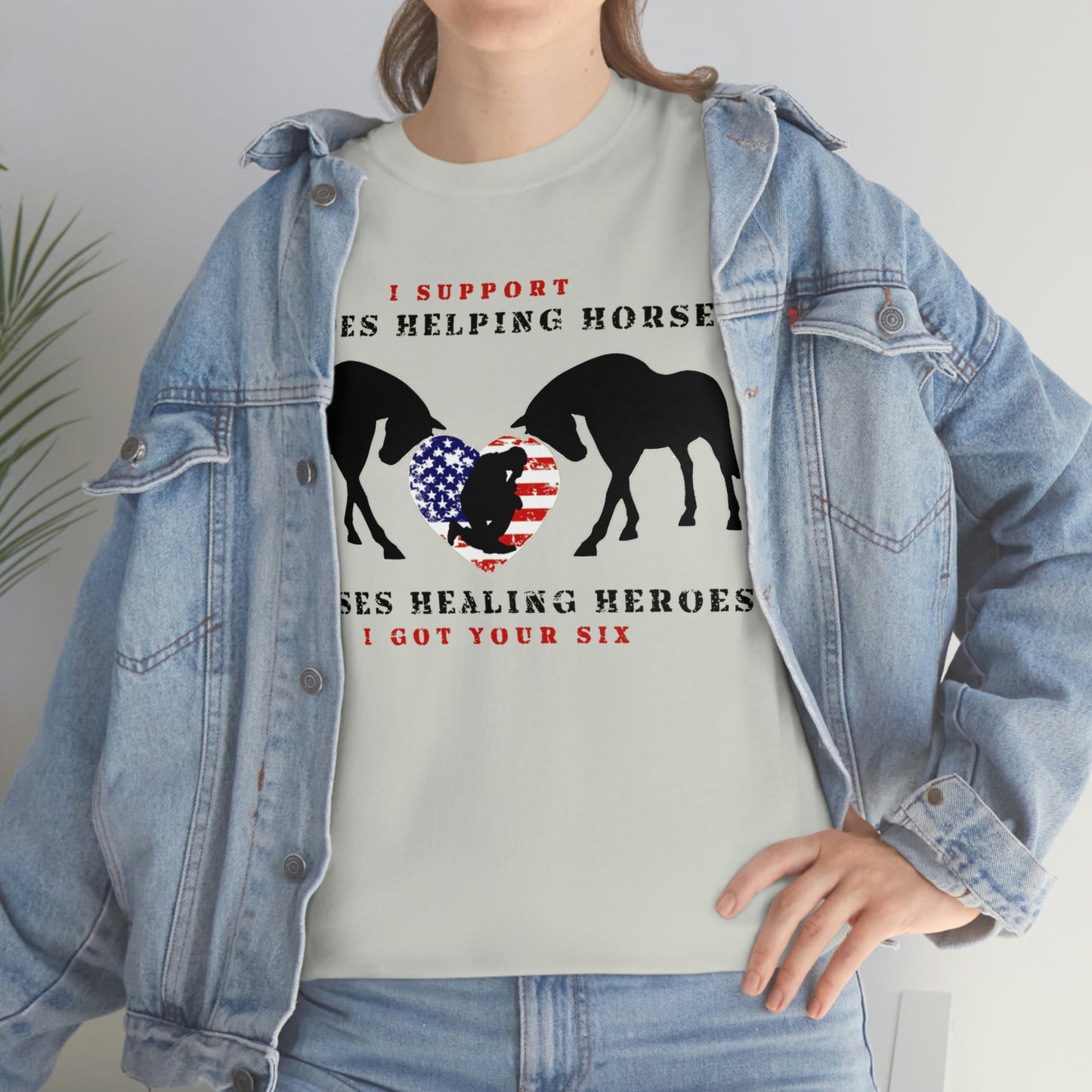 6H - Heart - Adult Tee (Front Logo)