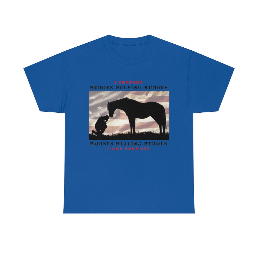 6H - Adult Tee (Front Logo) - Black Lettering