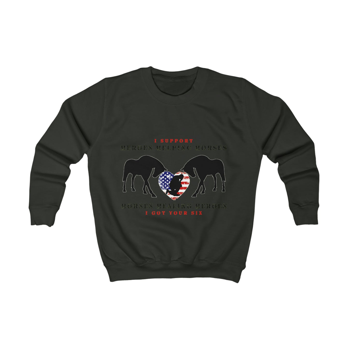 6H - Heart - Kids Sweatshirt