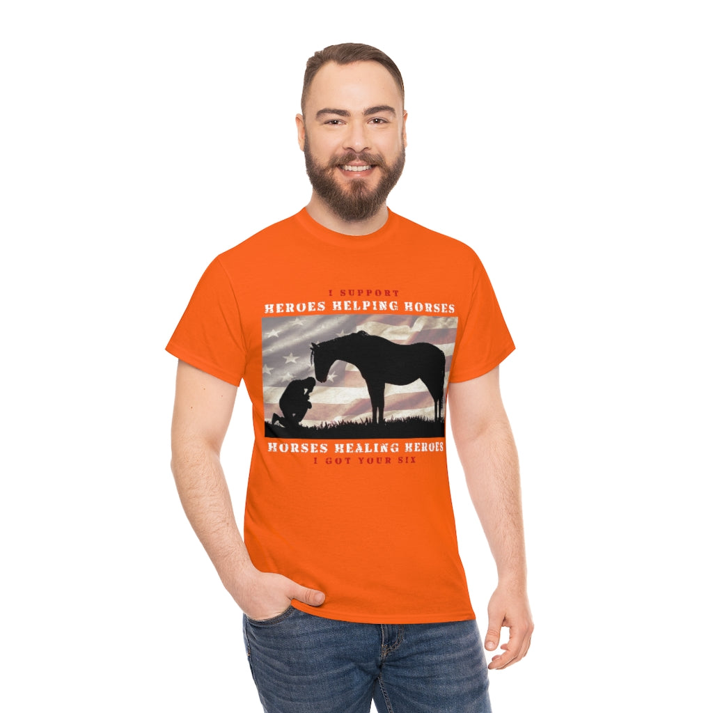 6H - Adult Tee (Front Logo) - White Lettering