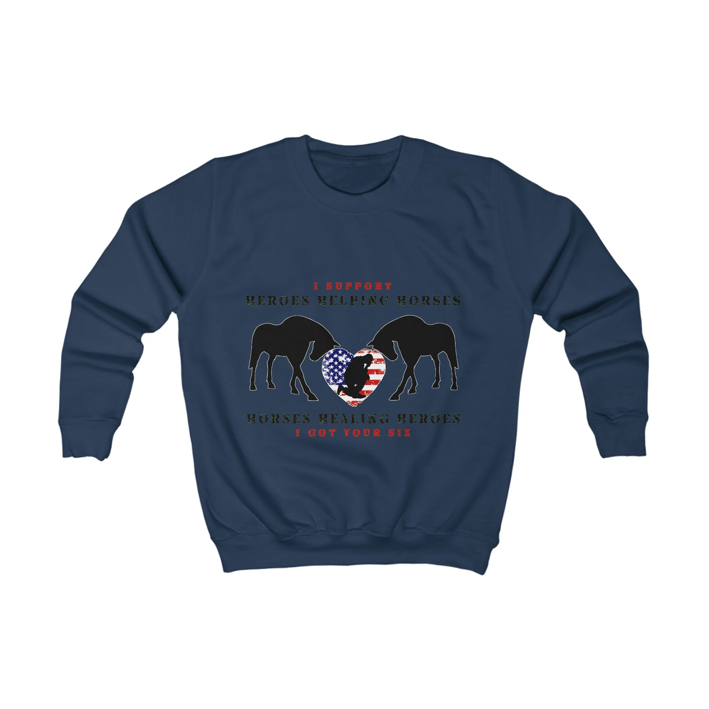 6H - Heart - Kids Sweatshirt