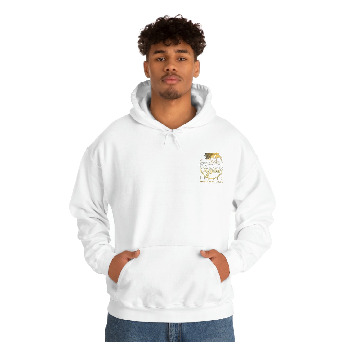 Elysian Fields - Adult Unisex Heavy Blend™ Hooded Sweatshirt - Color Logo