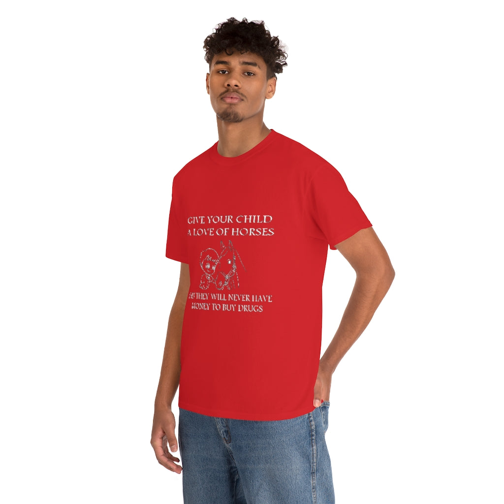 Say NO to Drugs - Adult Tee (Front Logo) - White Print