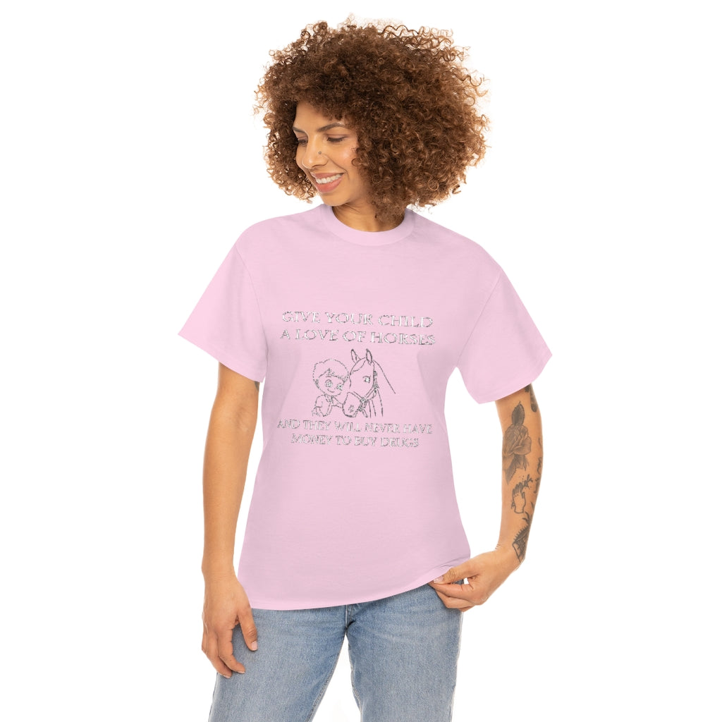 Say NO to Drugs - Adult Tee (Front Logo) - White Print