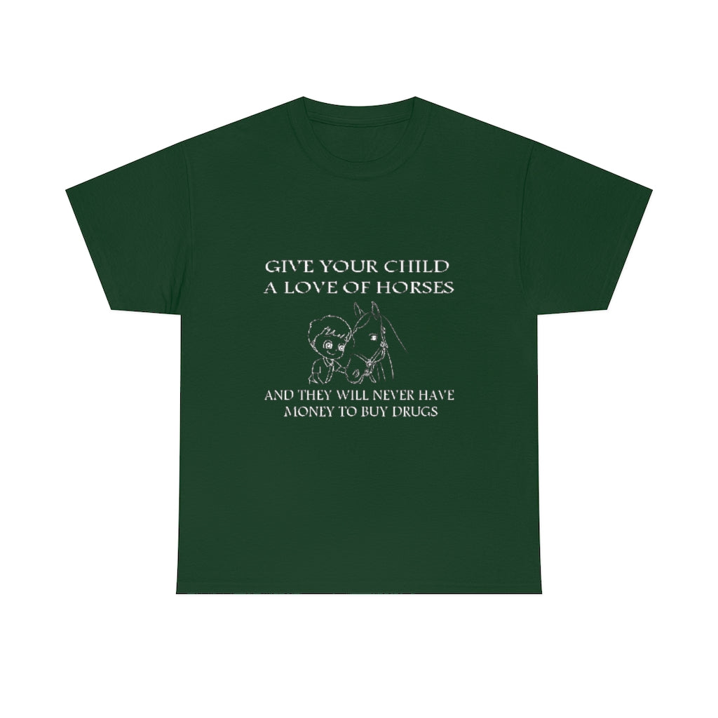 Say NO to Drugs - Adult Tee (Front Logo) - White Print