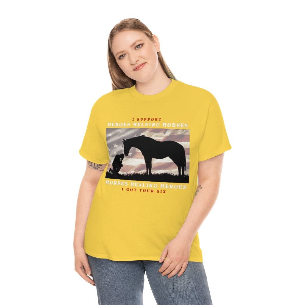 6H - Adult Tee (Front Logo) - White Lettering