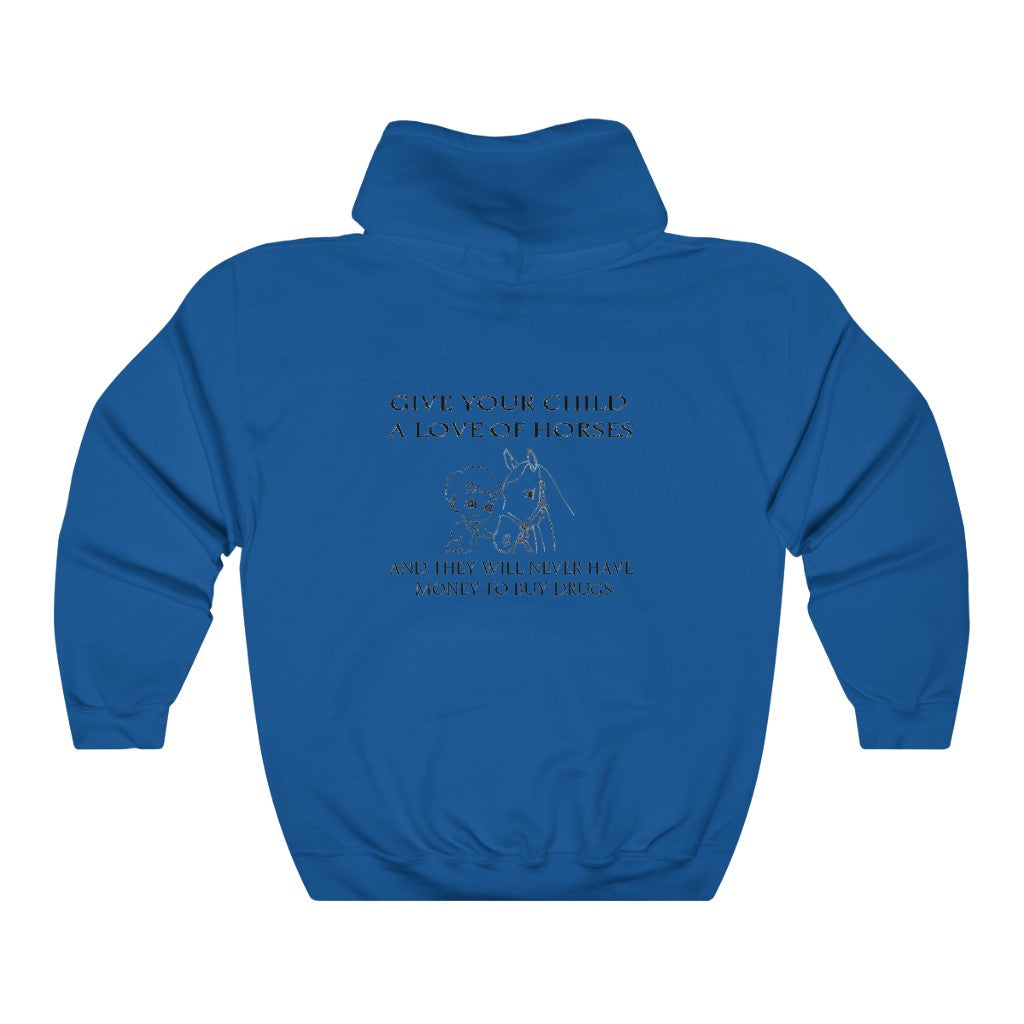 Say NO to Drugs - Adult Unisex Heavy Blend™ Hooded Sweatshirt - Black Print
