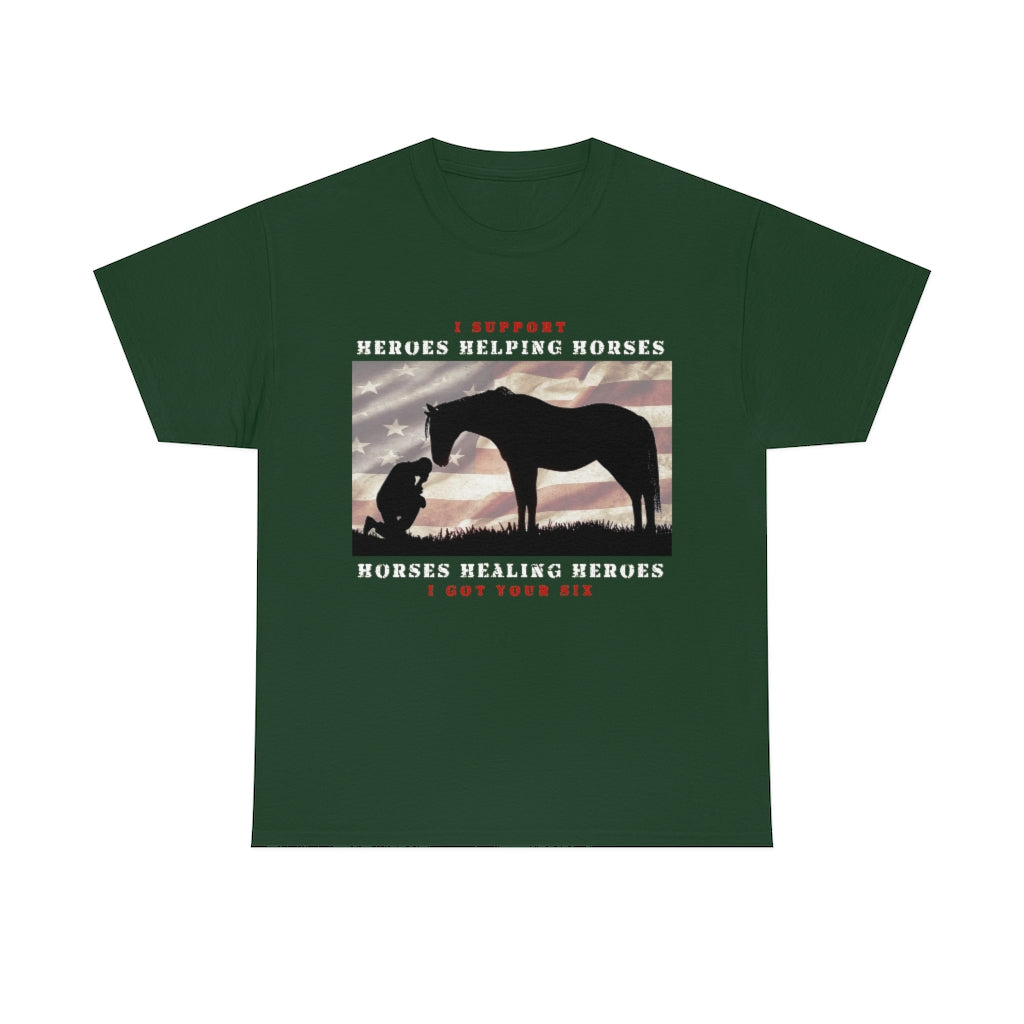6H - Adult Tee (Front Logo) - White Lettering
