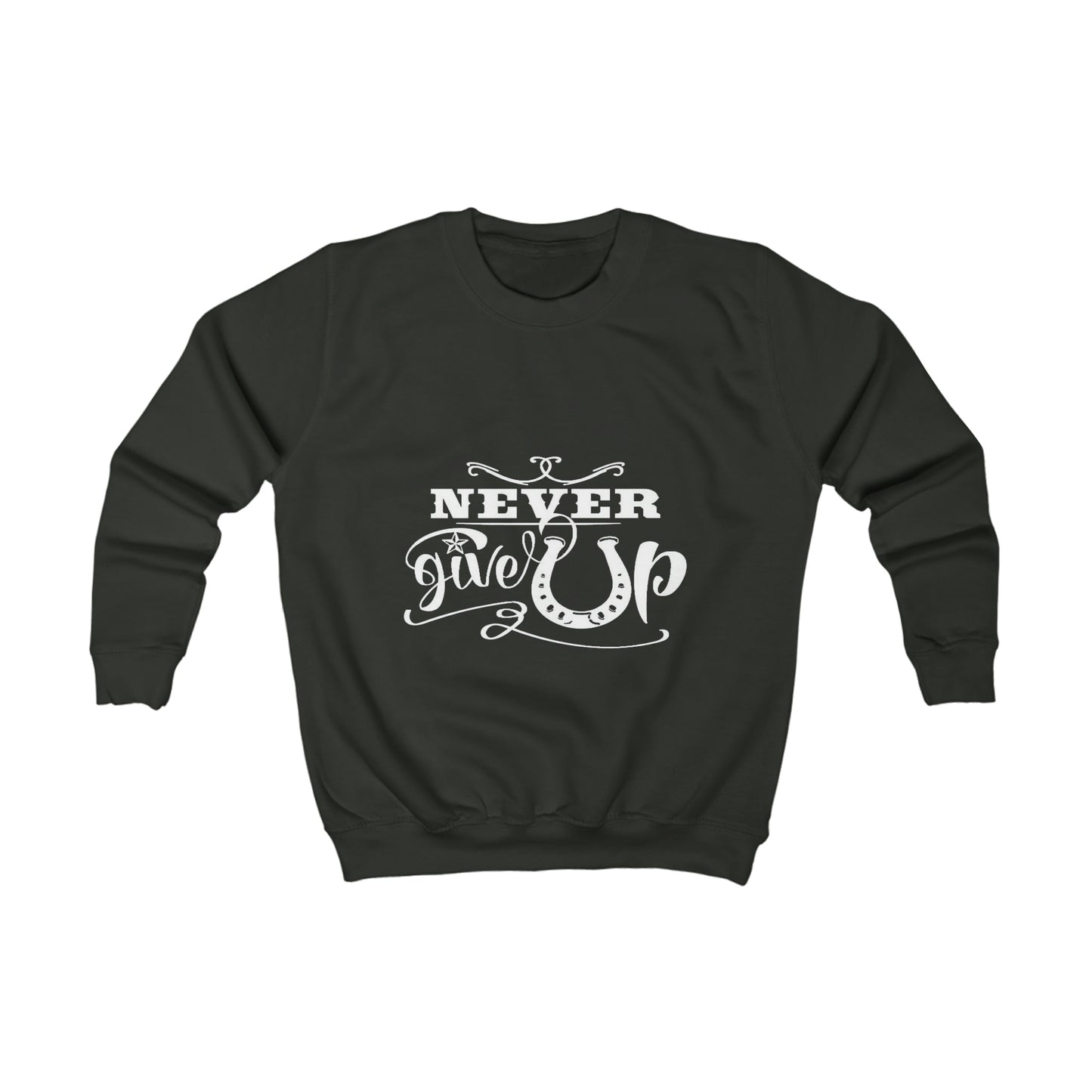 Never Give Up - Kids Sweatshirt