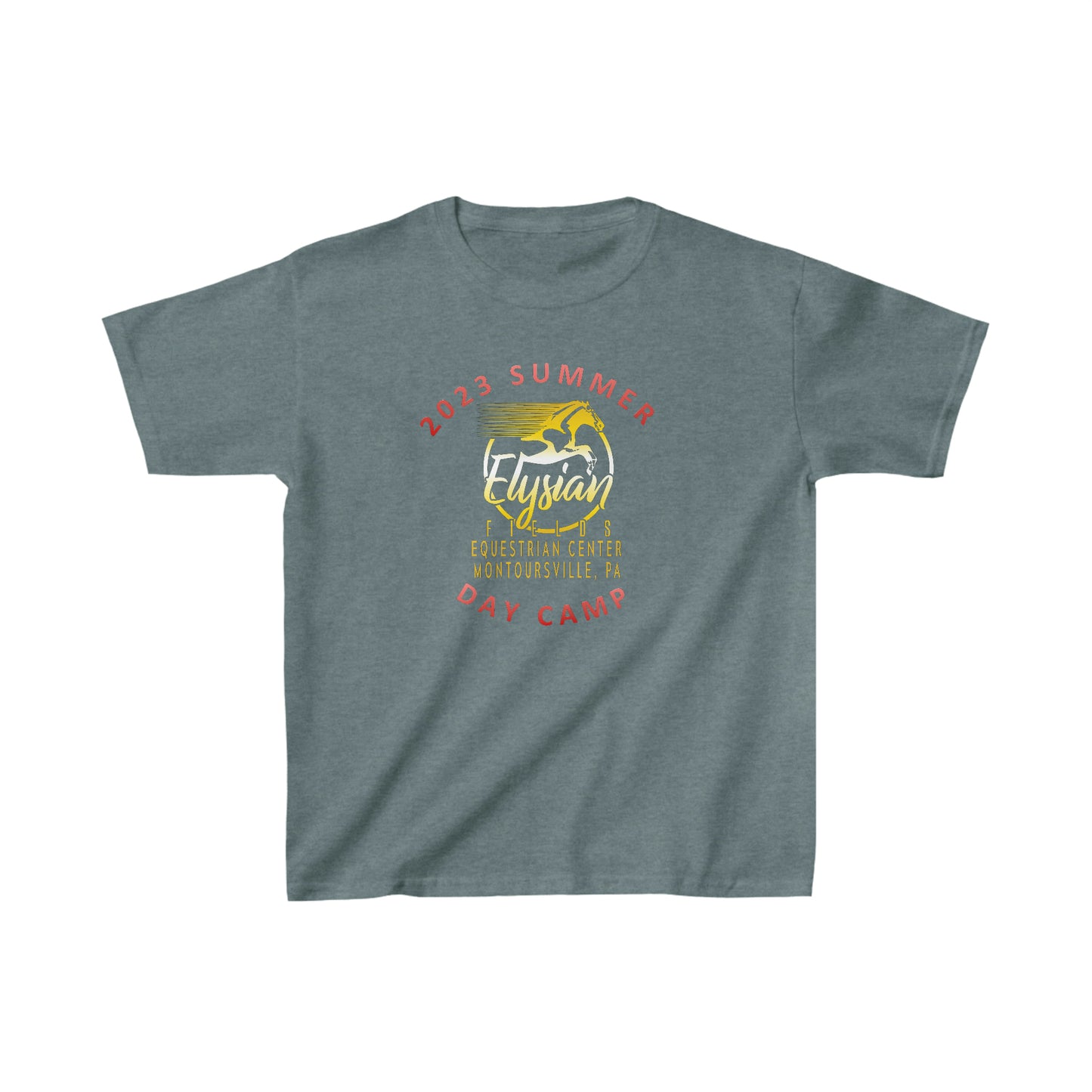 2023 Summer Day Camp at Elysian Fields - Kids Heavy Cotton™ Tee