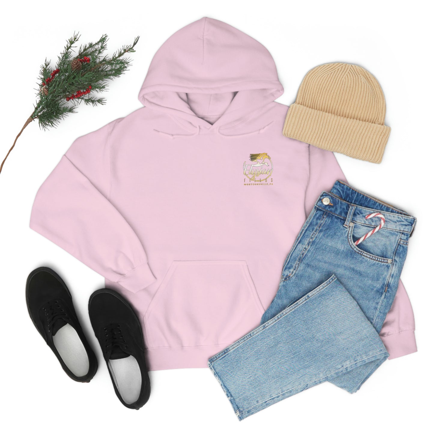 Elysian Fields - Adult Unisex Heavy Blend™ Hooded Sweatshirt - Color Logo