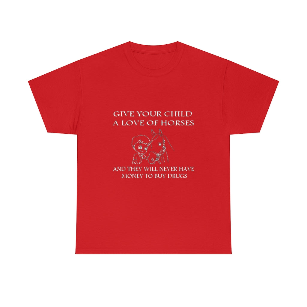 Say NO to Drugs - Adult Tee (Front Logo) - White Print
