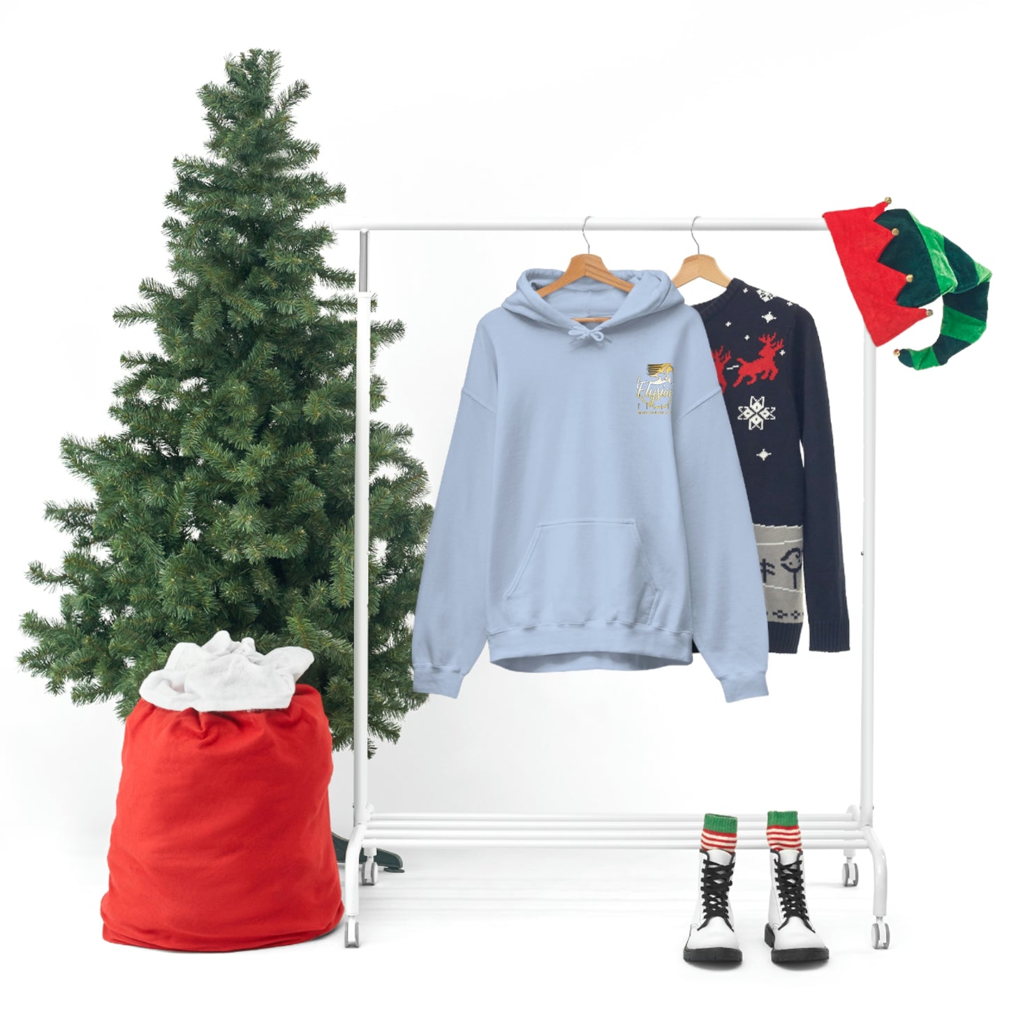 Elysian Fields - Adult Unisex Heavy Blend™ Hooded Sweatshirt - Color Logo