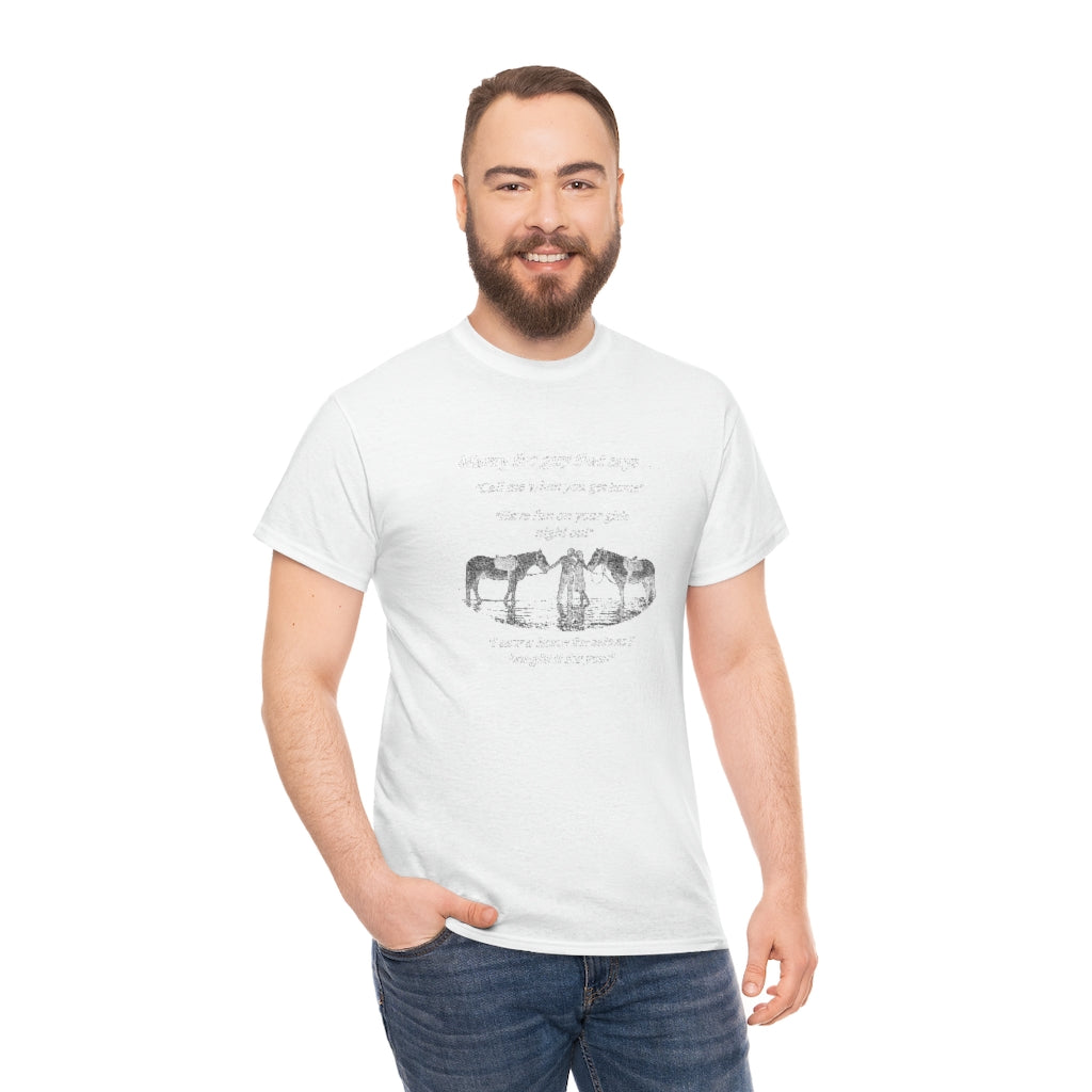 The ONE! - Adult Tee (Front Logo) - White Print
