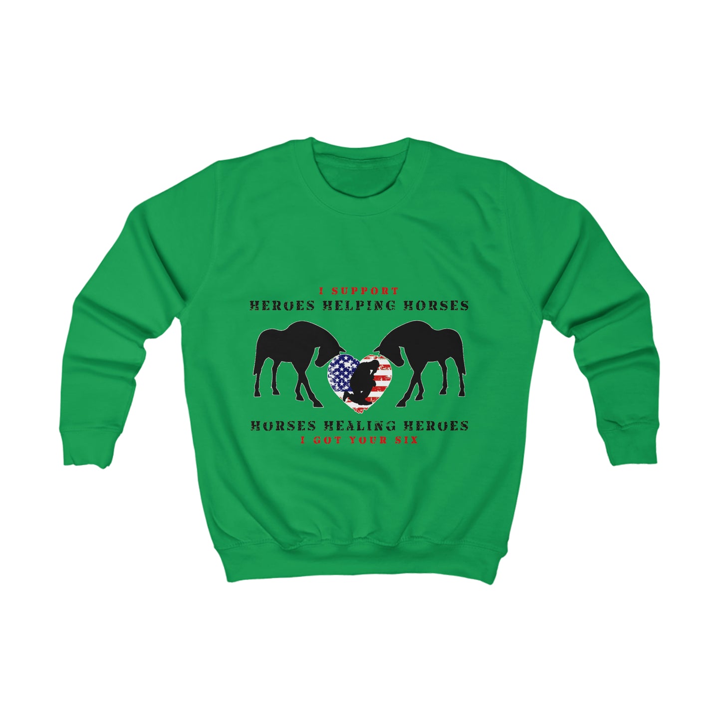 6H - Heart - Kids Sweatshirt