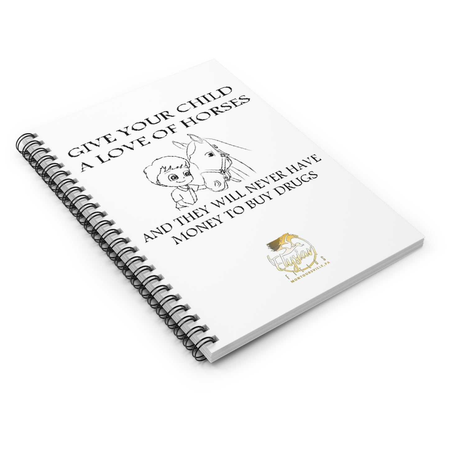 Say NO to Drugs - Spiral Notebook - Ruled Line