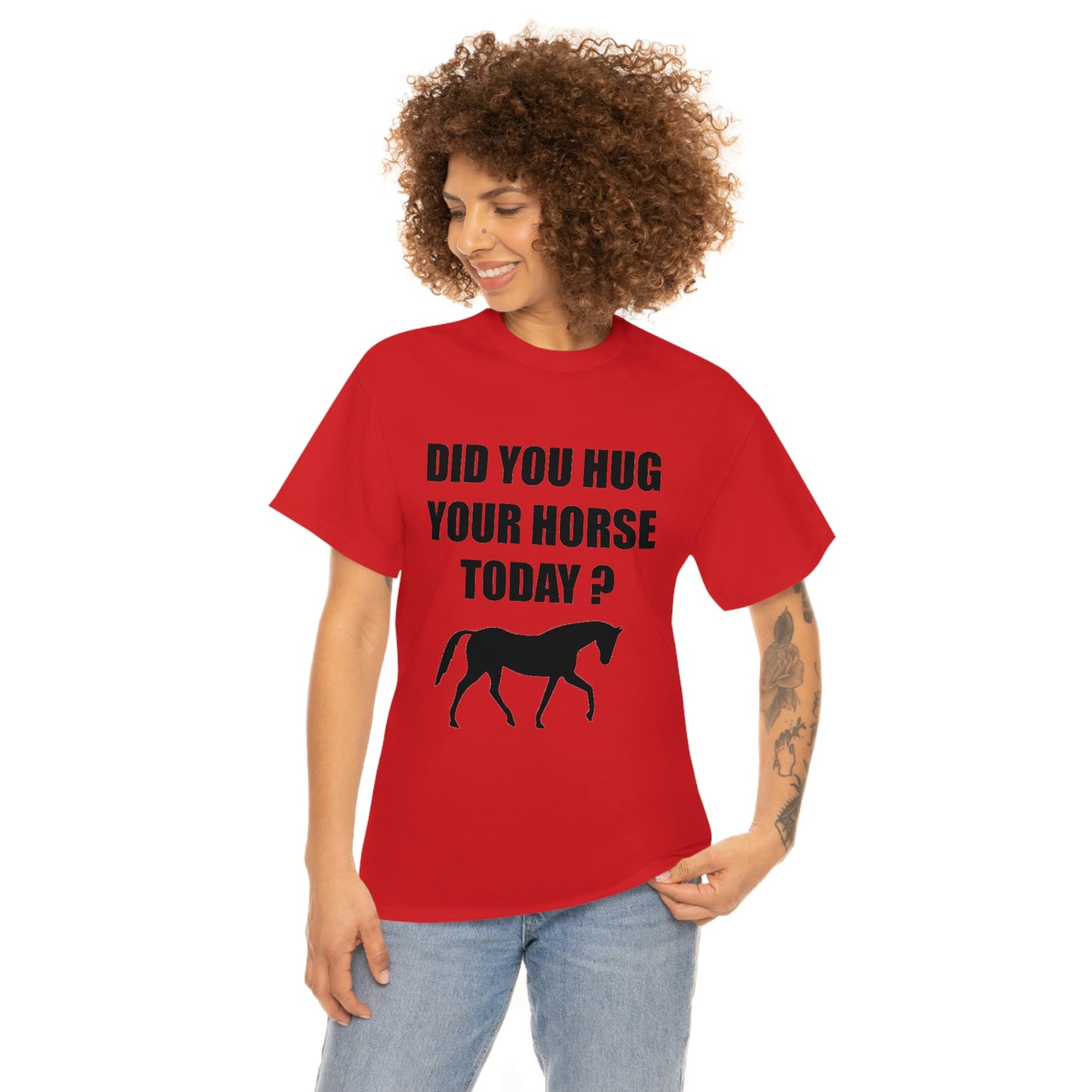 Horse Hugs - Adult Tee (Front Logo)