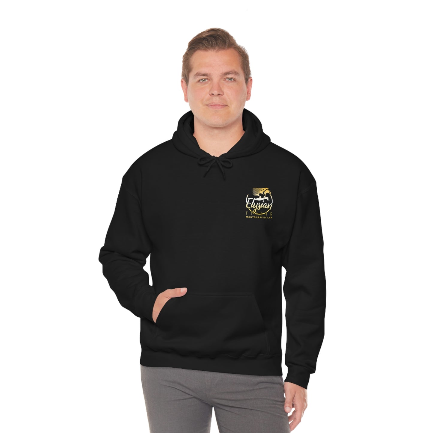 Elysian Fields - Adult Unisex Heavy Blend™ Hooded Sweatshirt - Color Logo