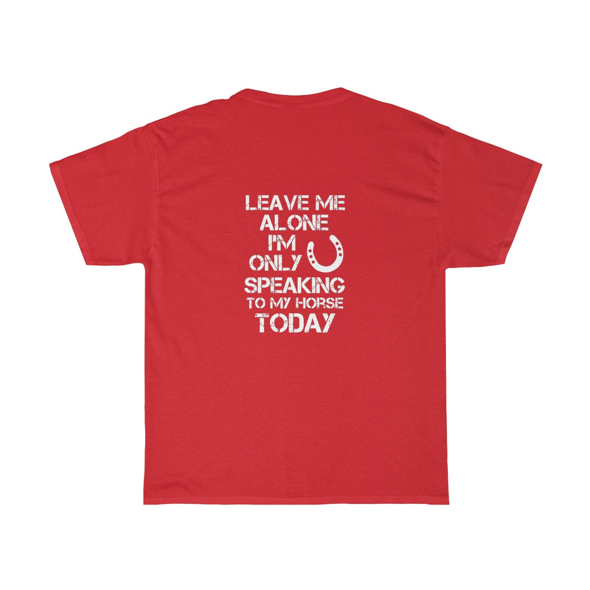 Leave Me Alone - Adult Tee (Back Logo)