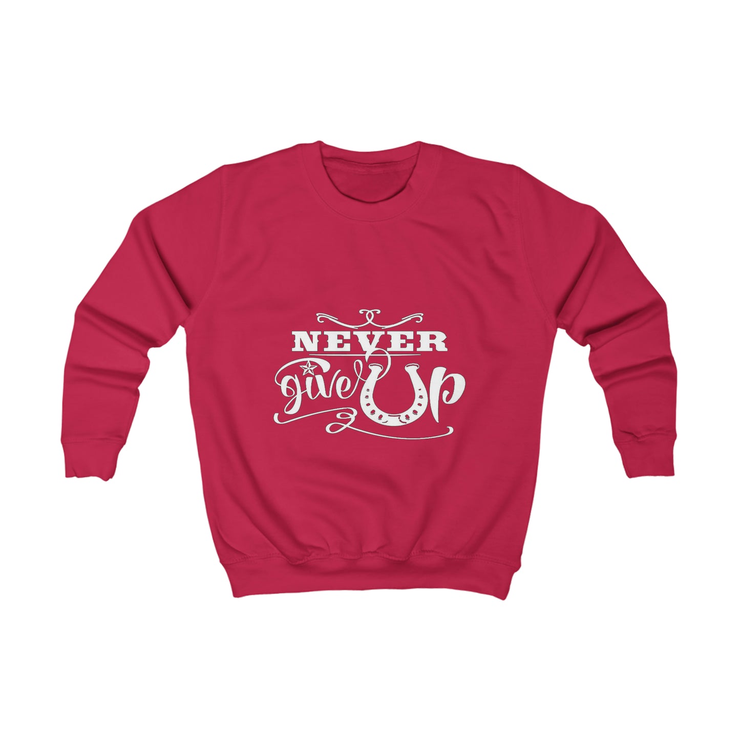Never Give Up - Kids Sweatshirt
