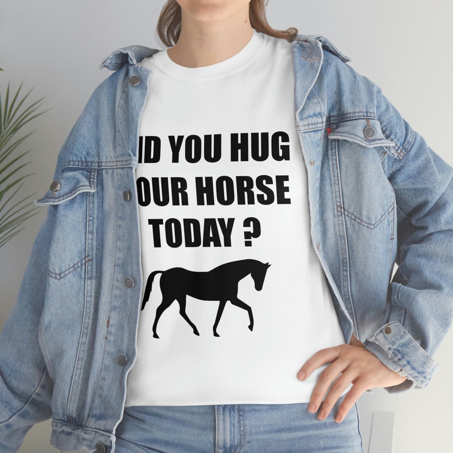 Horse Hugs - Adult Tee (Front Logo)