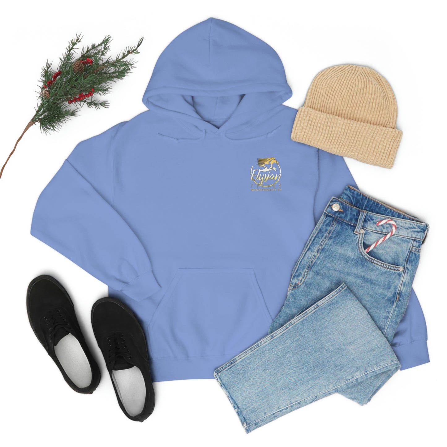 Elysian Fields - Adult Unisex Heavy Blend™ Hooded Sweatshirt - Color Logo