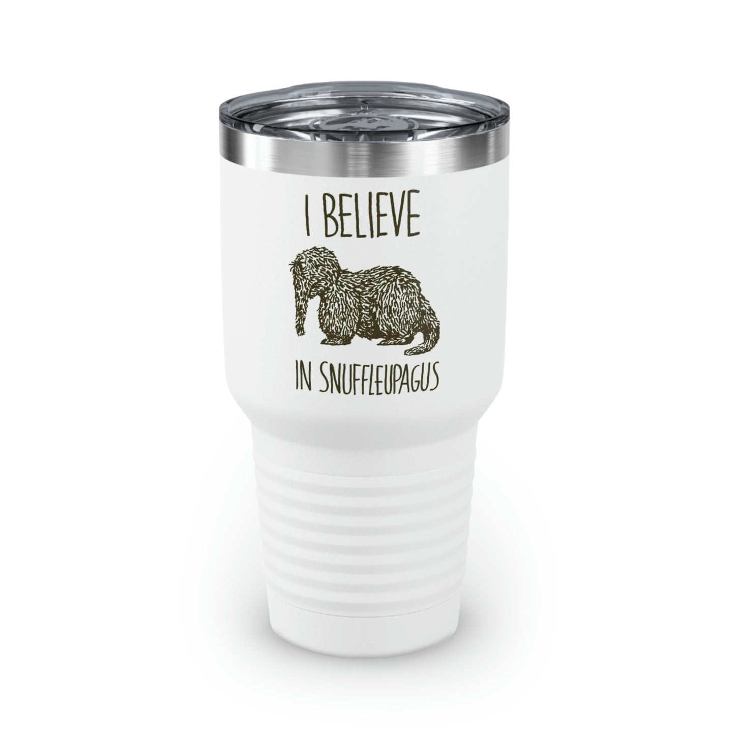 I believe in Snuffleupagus - Ringneck Tumbler, 30oz