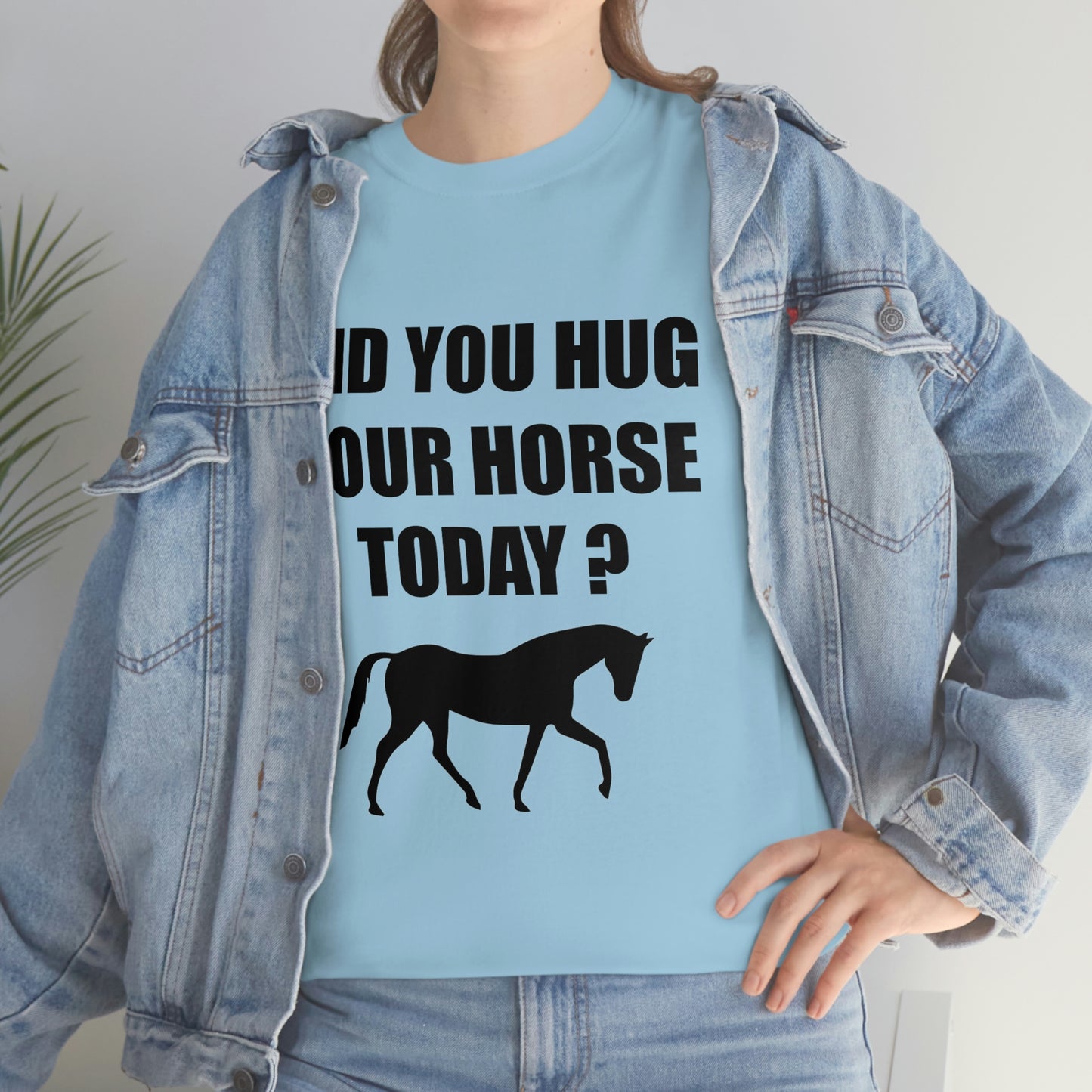 Horse Hugs - Adult Tee (Front Logo)