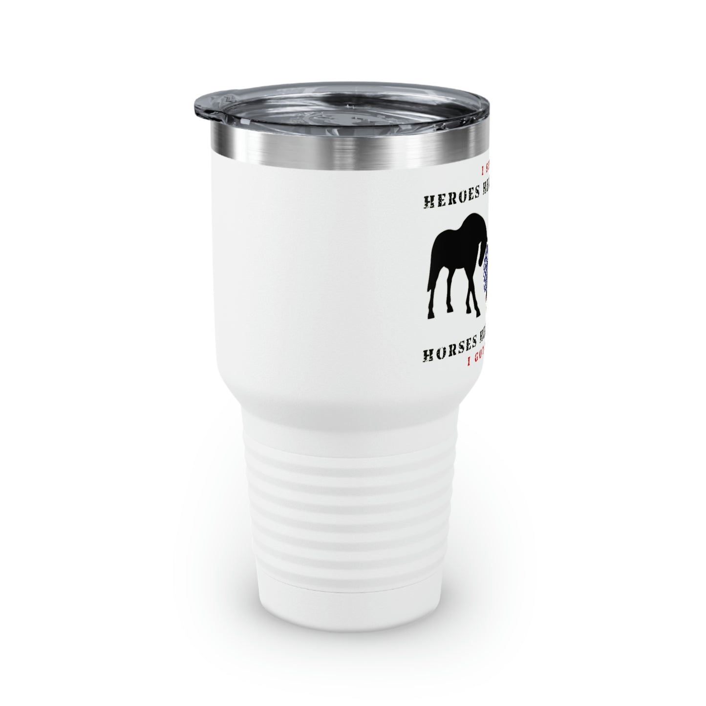 6H Ringneck Tumbler, 30oz - White