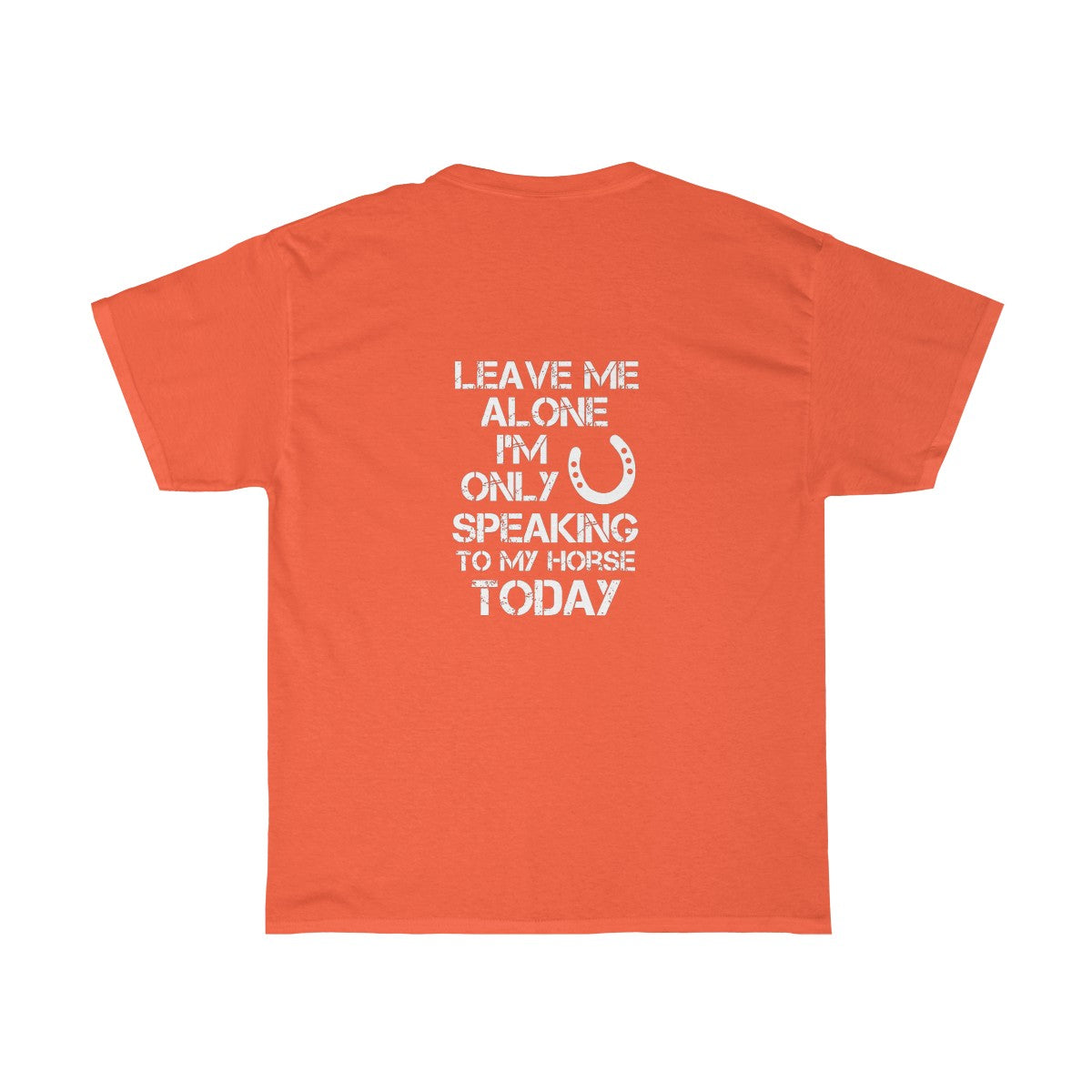 Leave Me Alone - Adult Tee (Back Logo)