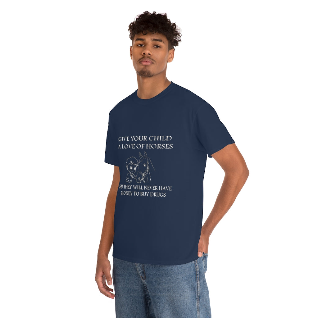 Say NO to Drugs - Adult Tee (Front Logo) - White Print