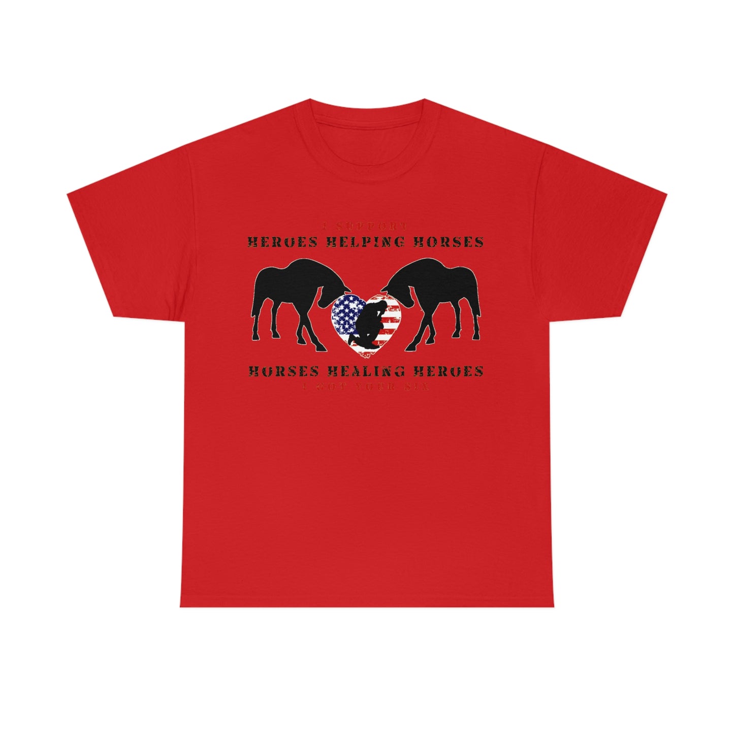 6H - Heart - Adult Tee (Front Logo)