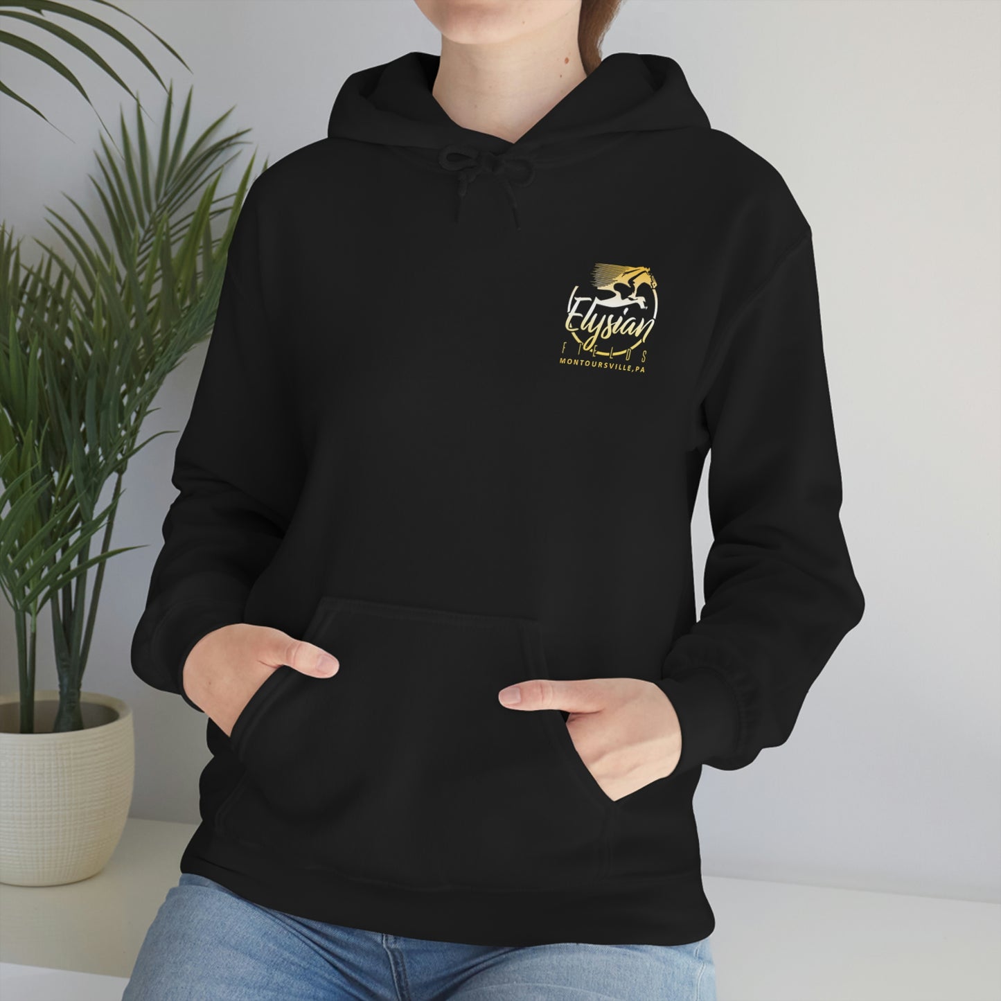 Elysian Fields - Adult Unisex Heavy Blend™ Hooded Sweatshirt - Color Logo