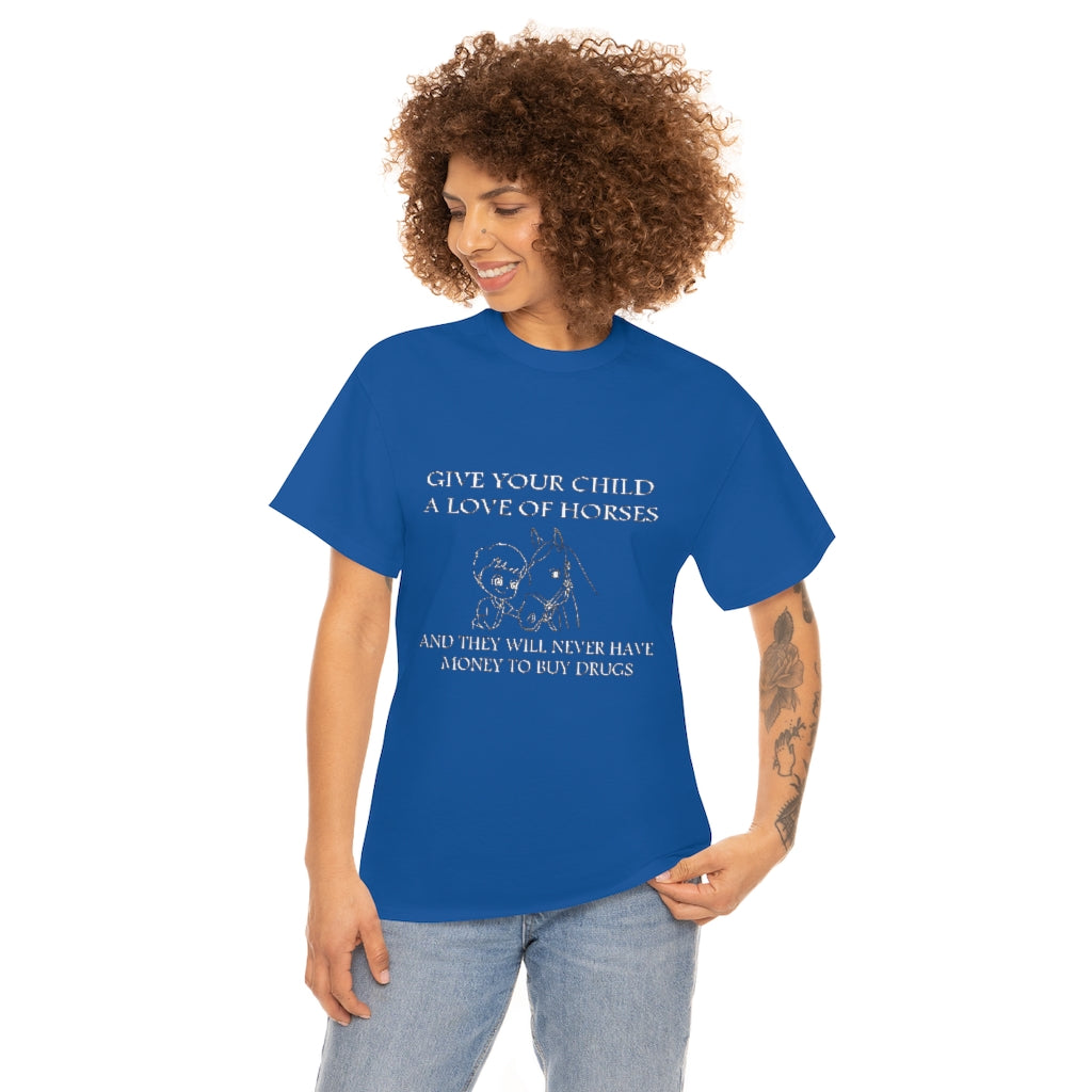Say NO to Drugs - Adult Tee (Front Logo) - White Print