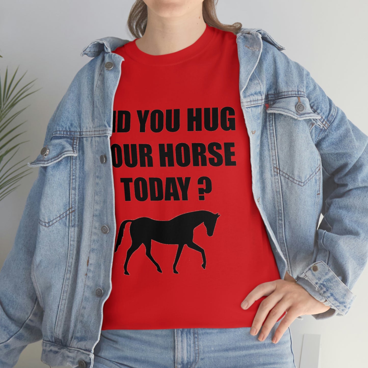Horse Hugs - Adult Tee (Front Logo)