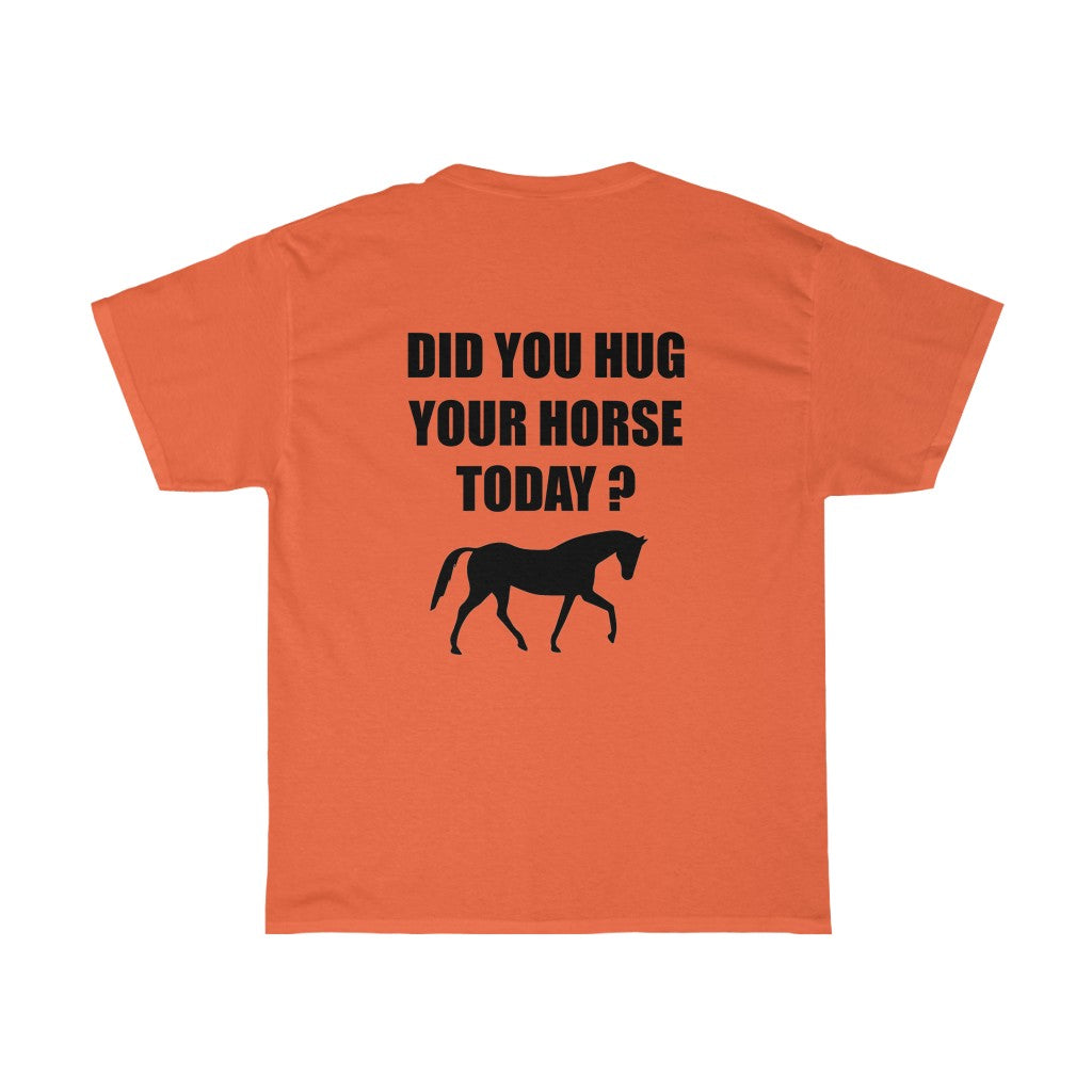Horse Hugs - Adult Tee (Back Logo)