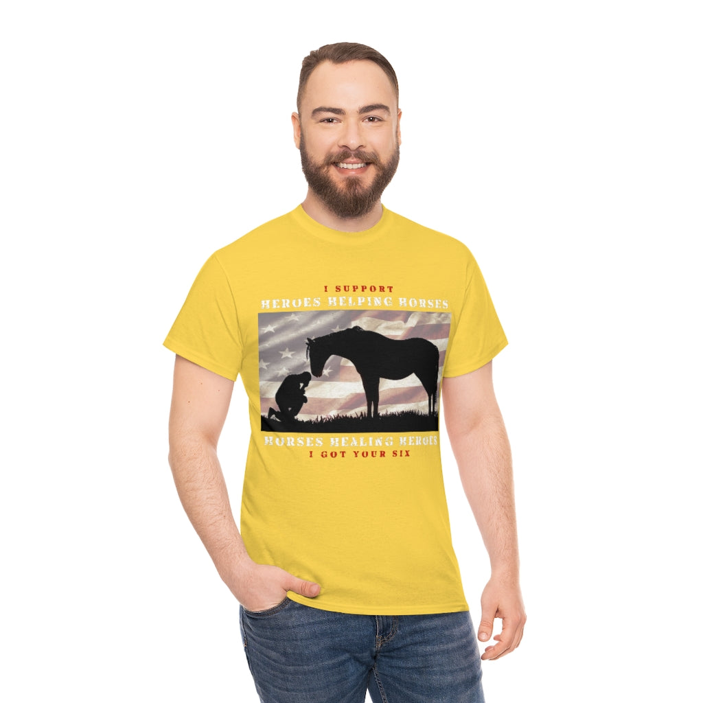 6H - Adult Tee (Front Logo) - White Lettering